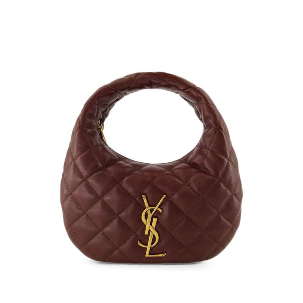 Saint Laurent Women Icarino Leather Hobo Bag